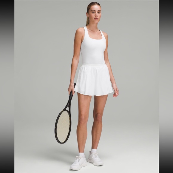 New with tags Lululemon Narrow waistband tennis skirt, White, size 4. - Picture 12 of 15